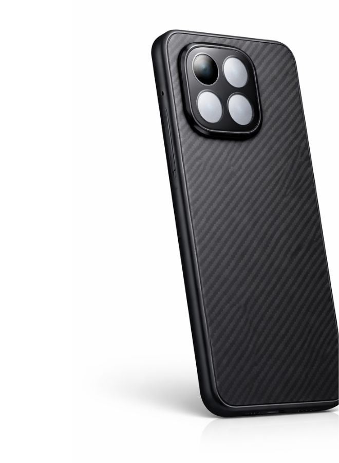 جراب كربون فايبر نحيف لهاتف Redmi Note 15 – حماية قوية مع تصميم أنيق وحماية للكاميرا الوسطية - Image 2